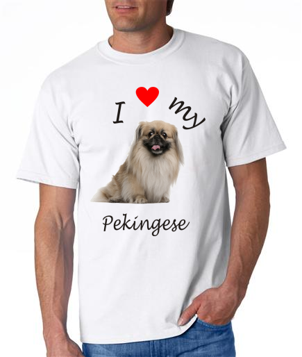 Dogs - Pekingese Picture on a Mens Shirt